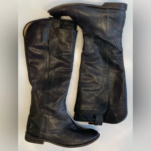 Frye Shoes Frye Paige Tall Genuine Leather Pullon Riding Boots